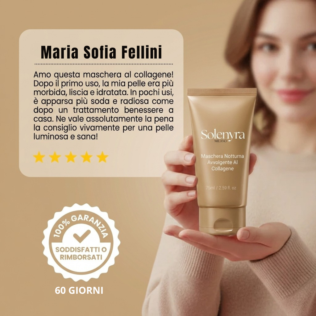 Maschera Notturna Avvolgente Al Collagene